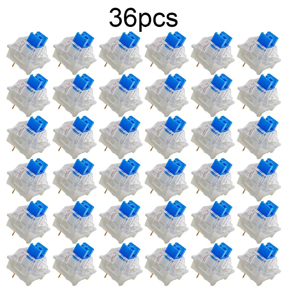 36Pcs Tastatur Schalter Tastatur Clicker Schlüssel 3 Pin Taktile Schalter Für MX FÜR Outemu RGB FÜR Redragon FÜR e-Yooso Ersatz Image