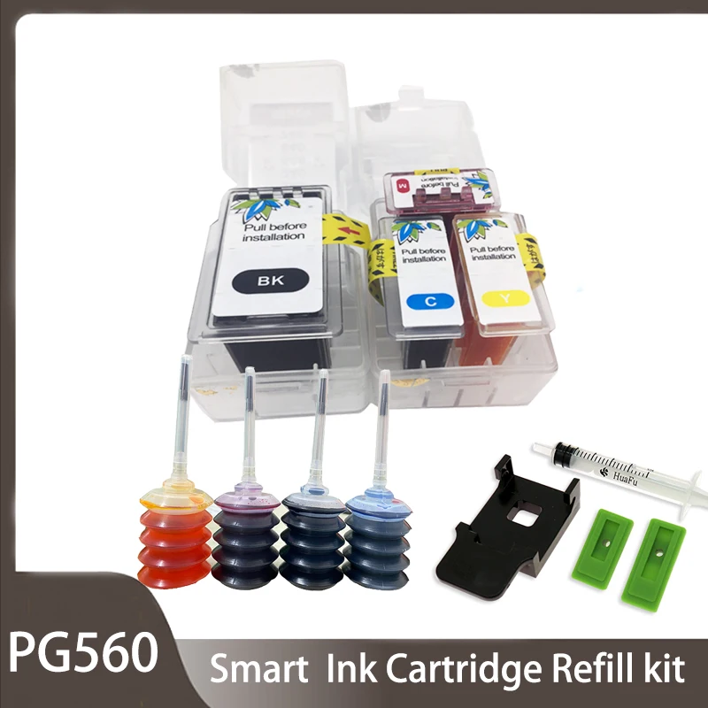 560XL 561XL Für Canon PG-560 CL-561 XL Smart Tinte Patronen Refill Kit Für Pixma TS5350 TS7450 TS5351 TS5352 TS5353 TS7451 Image