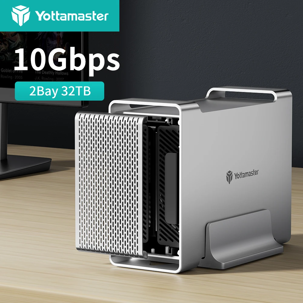 Yottamaster HOT 2,5 Zoll Festplattengehäuse HDD SSD SATA3.0 5 Gbit/s 10 Gbit/s Festplattengehäuse USB3.1 Gen2 10 Gbit/s 7–9,5 mm 7–15 mm Gehäuse Image