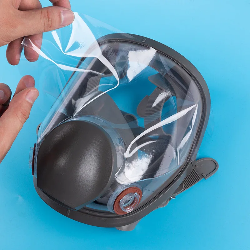 5-10 stücke Schutz Film Für Full Face Maske Oder 6800 Maske Gas Atemschutz Fenster Screen Protector Aufkleber Für gesicht Maske Zubehör Image