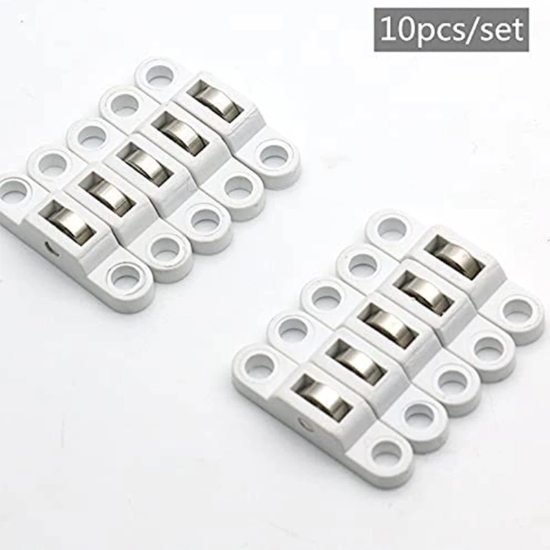 10PCS Schiebetür Roller Schrank Kupfer Caster Rad Pulley für Schrank Möbel Tür Fenster Zubehör Breite 7,5mm B03E Image