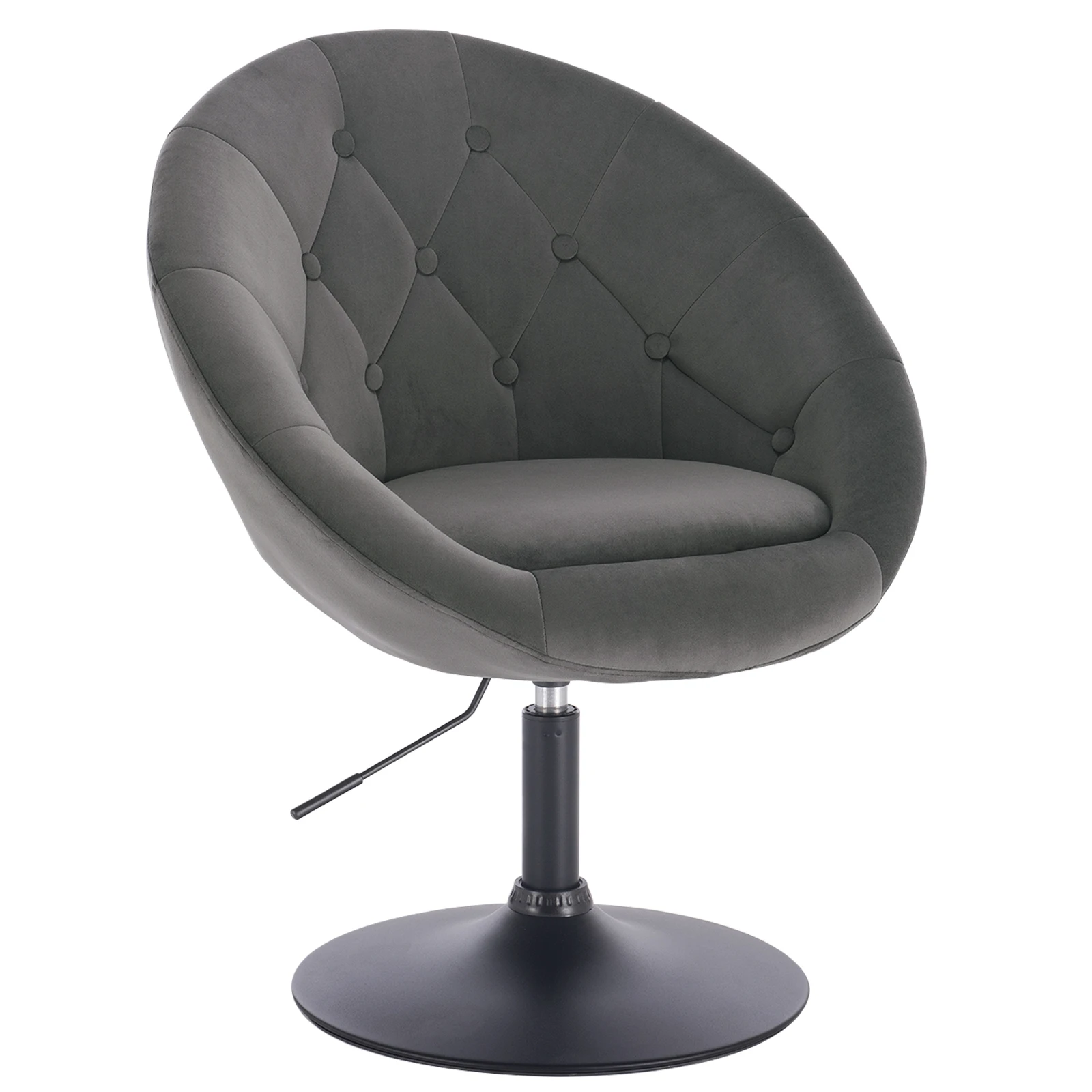 WOLTU 1 x drehbarer Barstuhl, Lounge-Sessel mit Armlehnen, höhenverstellbar, ergonomischer Hocker, Cocktail-Wohnzimmerstuhl Image