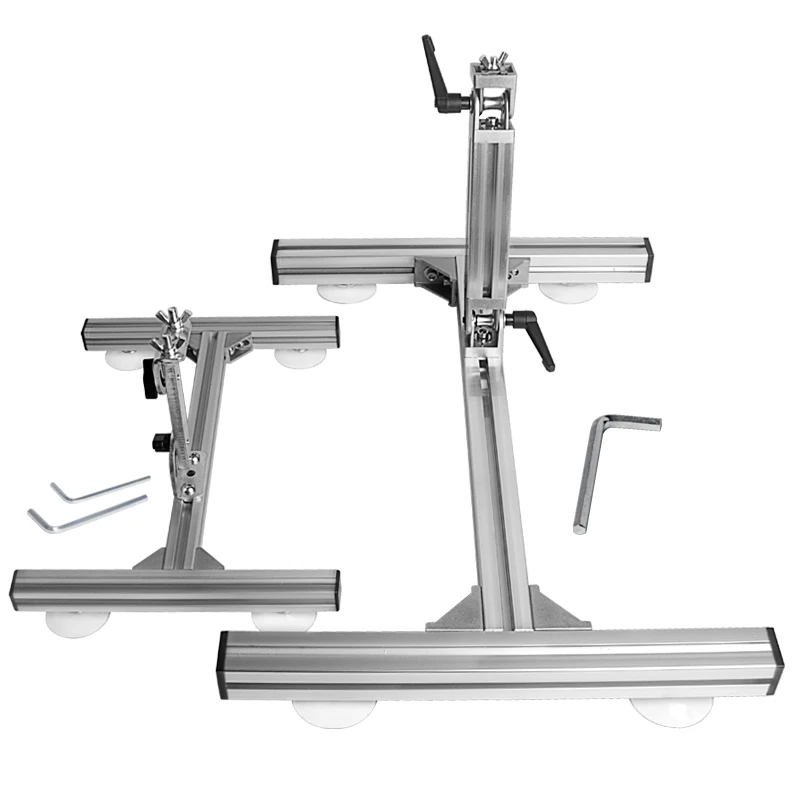 DIY Linear Antrieb Steht Aluminium Legierung Halterung Mit Saugnapf Einstellbare Winkel Linear Hubkolben Motor Zubehör Image