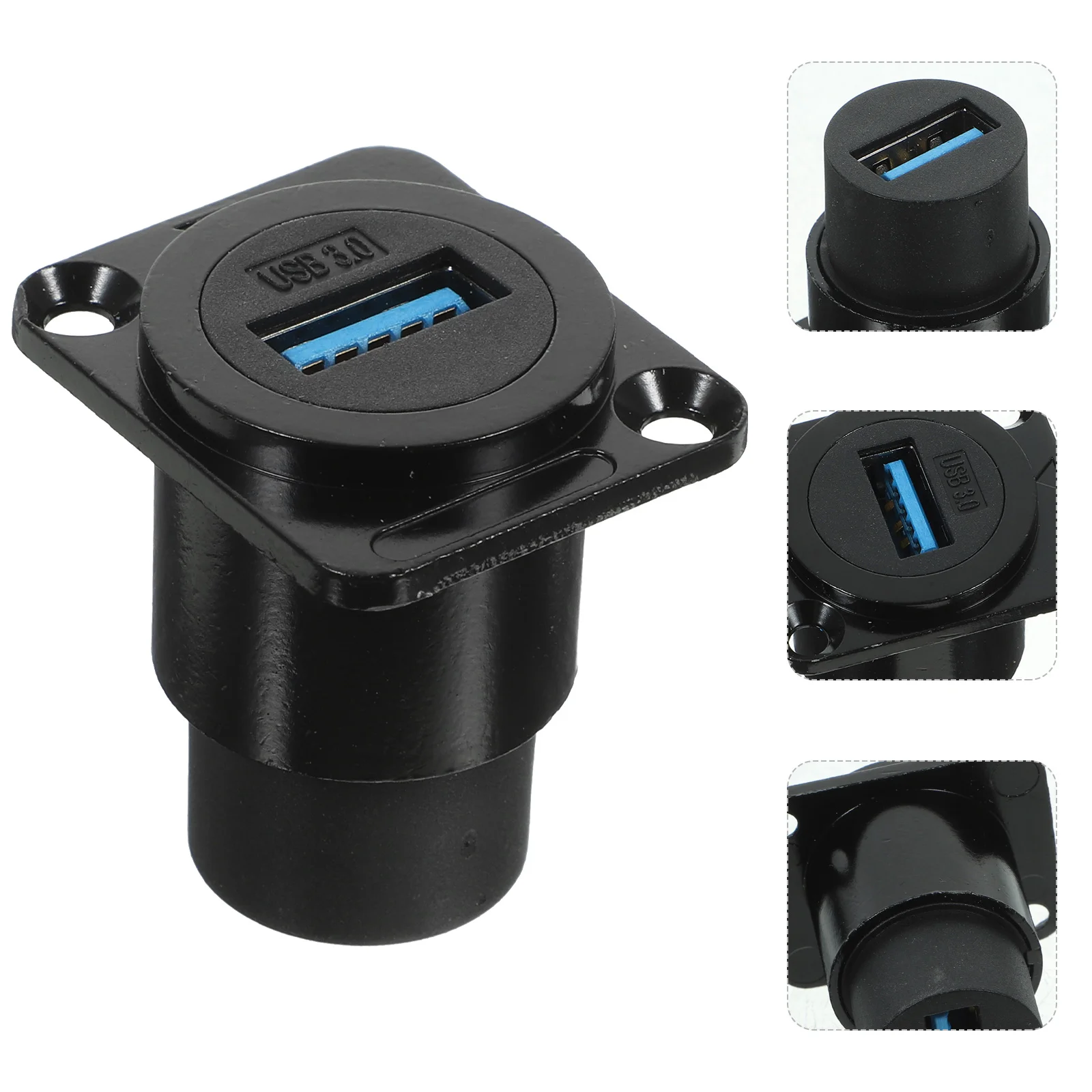 USB-Panel-Buchse durch Schott adapter wasserdichte Kabel daten verlängerung 30-Montage-Koppler Image