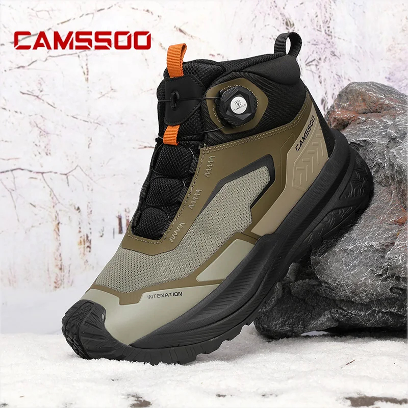 CAMSSOO Wanderschuhe Männer Schnee stiefel Outdoor Sport jagd schuhe reise stiefel Klettern Schuhe frauen Trekking Turnschuhe stiefeletten