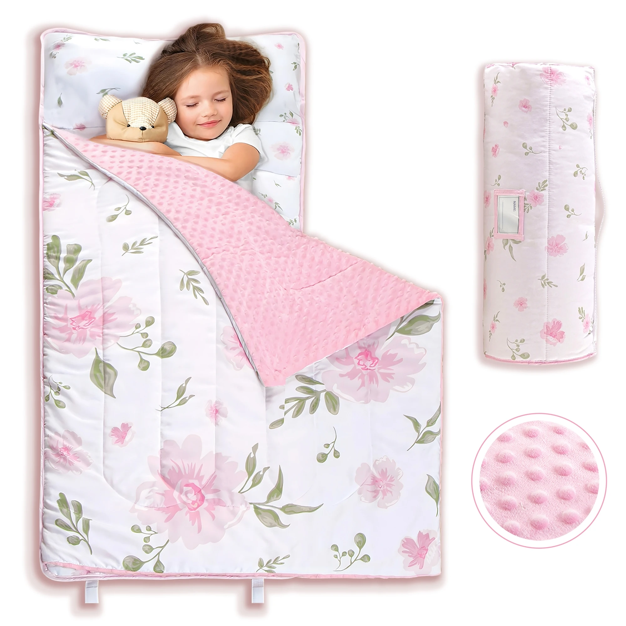 Benutzer definierte Kleinkind Nickerchen Matte Schlaf matten mit Kissen Kinder Schlaf matte mit abnehmbaren Kissen und Schwerkraft Decke Kinder bett Bettwäsche