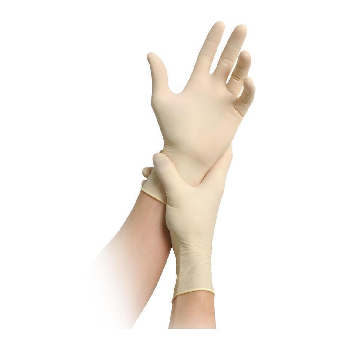 MaiMed grip PF | 1000 Latexhandschuhe | beige | Gr. S | Einweghandschuhe Image