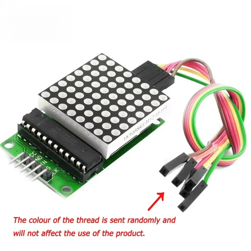 MAX7219 8*8 Dot Matrix LED Modul 5V Display Modul Rot Licht Mikrocontroller Modul MCU LED Display Steuermodul Image
