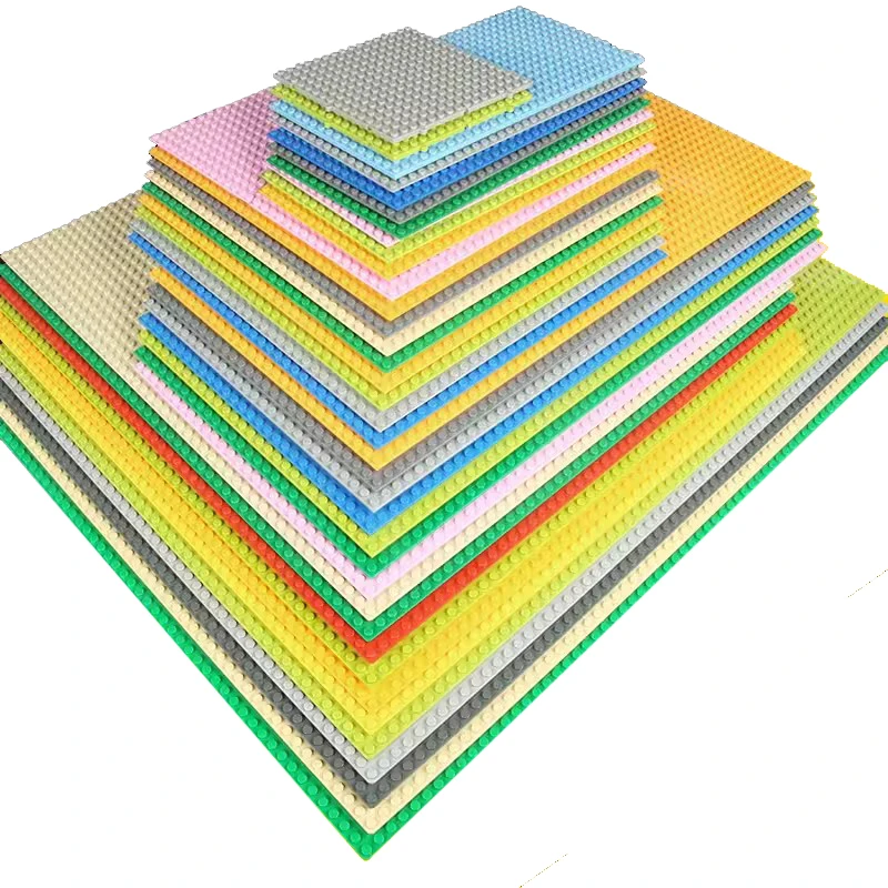 Klassische 32*32 50*50 Punkte Kleine Größe Grundplatte Basis Platte Bord Teile Stadt DIY Bau Bausteine ziegel Spielzeug Für Kind
