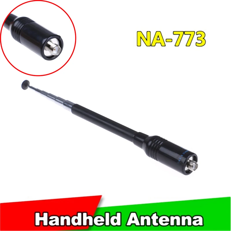 【Handheld Dual Band Nagoya Na-773 Sma-f Antenne Uv-5r 5re B5 B6 Zwei-Wege-Funkgerät】 Image