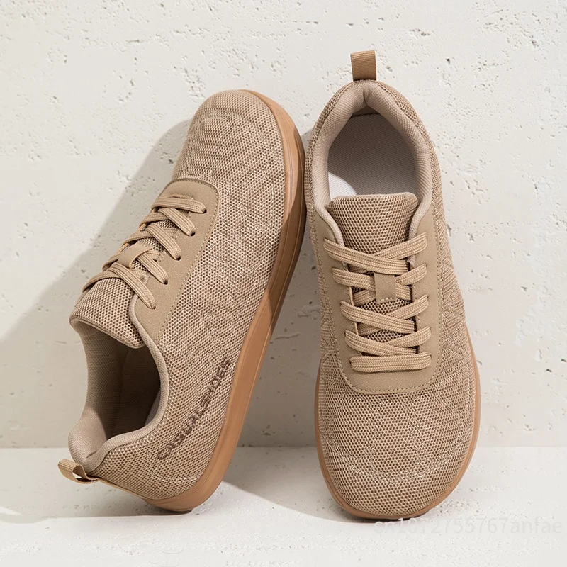 Schuhe mit breiter Zehenpartie, modische, einfache, lässige Sportschuhe für Herren, atmungsaktive, bequeme Barfußschuhe, Jogging-Schuhe für Damen, Wanderschuhe