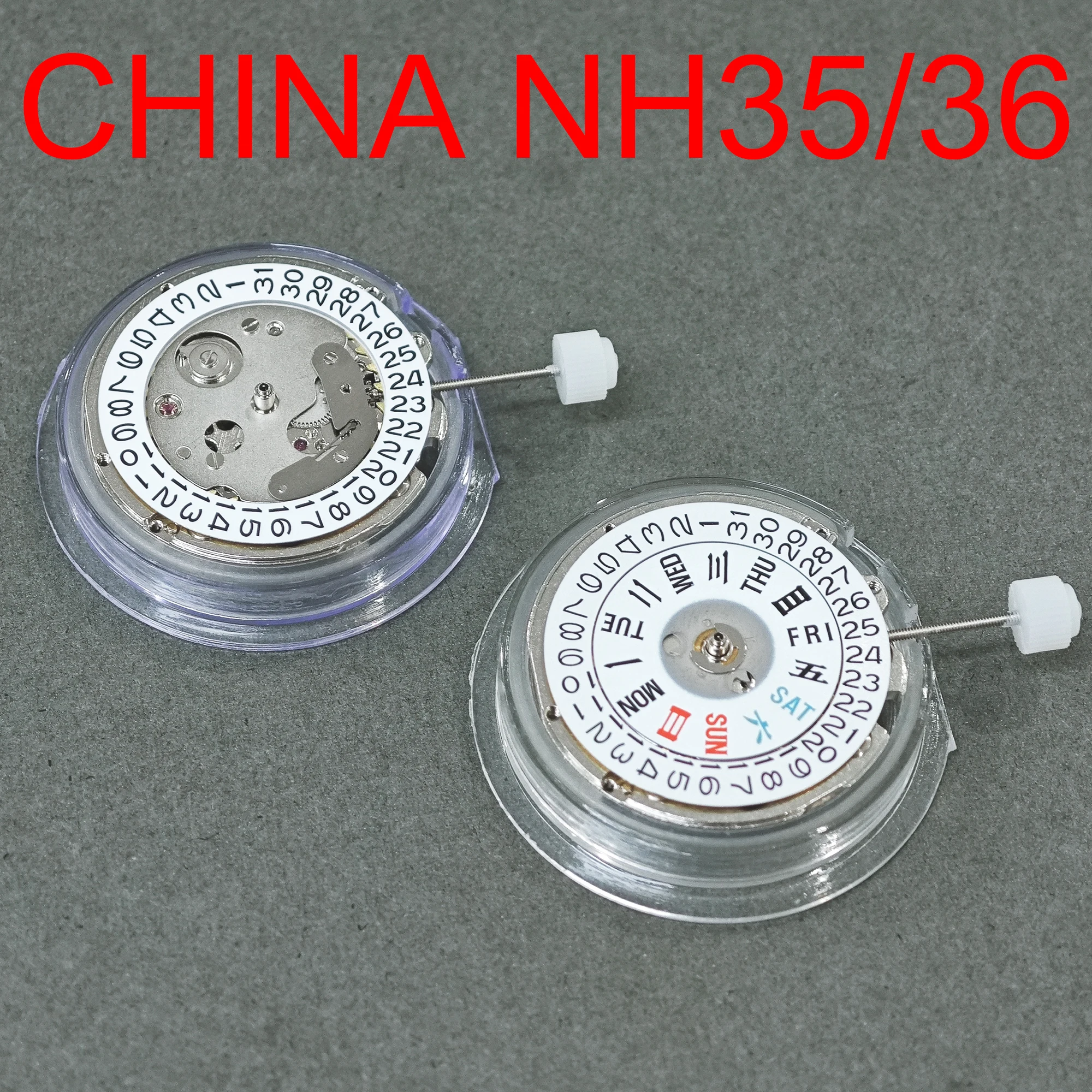 NH35/36 Uhrwerk Made in China NH35 Automatisches Mechanisches Uhrwerk Hohe Präzision 24 Steine Mod Uhrenersatz Japan NH35/36 Image