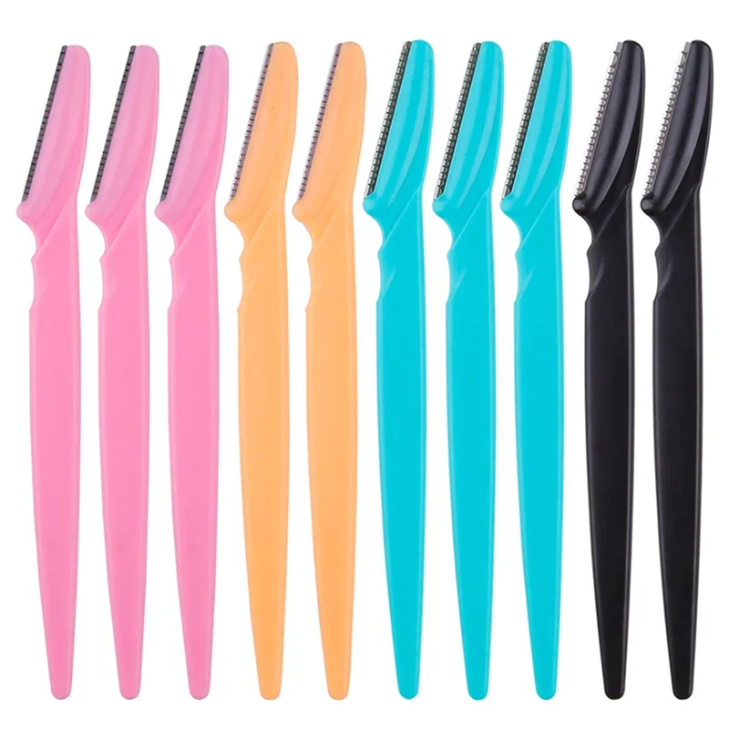 Sicherer Augenbrauenrasierer Gesichts- und Körperhaarentferner Rasierklingen Damen Augenbrauen-Formmesser 5/10/15 Stück Augenbrauentrimmer Make-up-Werkzeuge Image