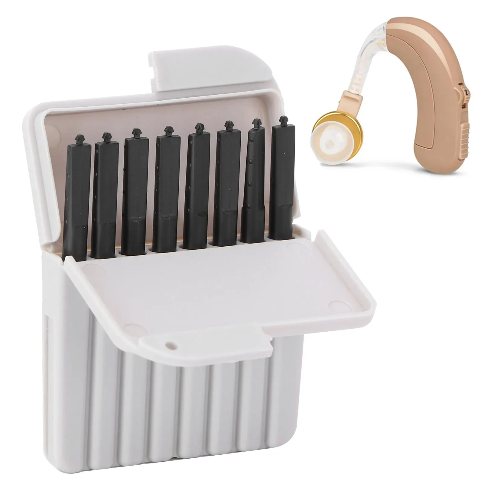 8 Teile/schachtel 1,2mm Hörgerät Schutz Ohrenschmalz Wachen Filter Hörunterstützung für Oticon Staubdicht Verhindert Hörgerät Wachen