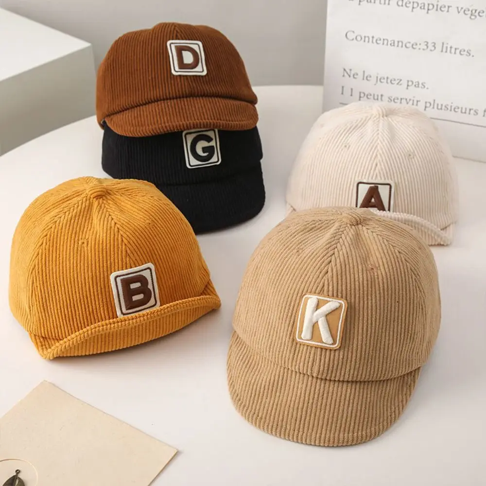 Mode Kinder Baseball kappe dünne Cord Brief druck Kappe verstellbare Kordel zug Kappen Ente Zunge Kappe Image