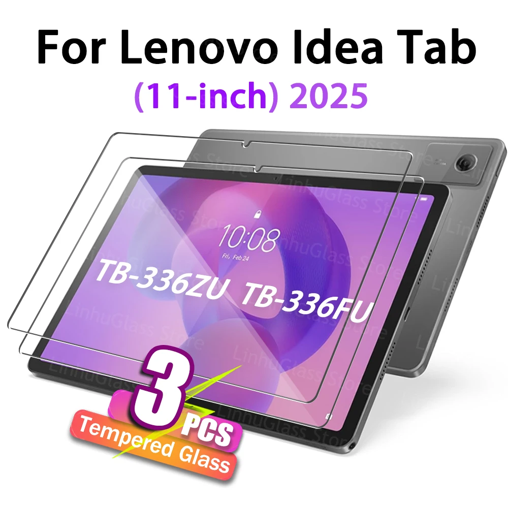 11 Zoll gehärtetes Glas für Lenovo Idea Tab (11 Zoll) 2025 TB-336ZU / TB-336FU Anti-Fingerprint HD Displayschutzfolie Schutzfolie Image