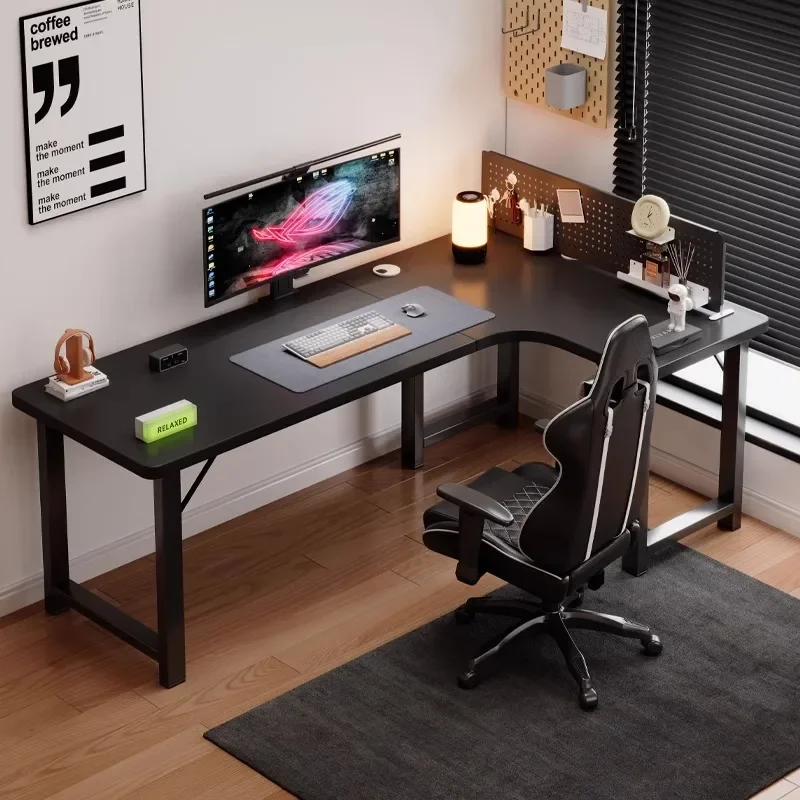 Multifunktionaler Computertisch, Eck-Schreibtisch für Zuhause, Arbeitstisch, Büro-Schreibtisch, E-Sport-Tisch