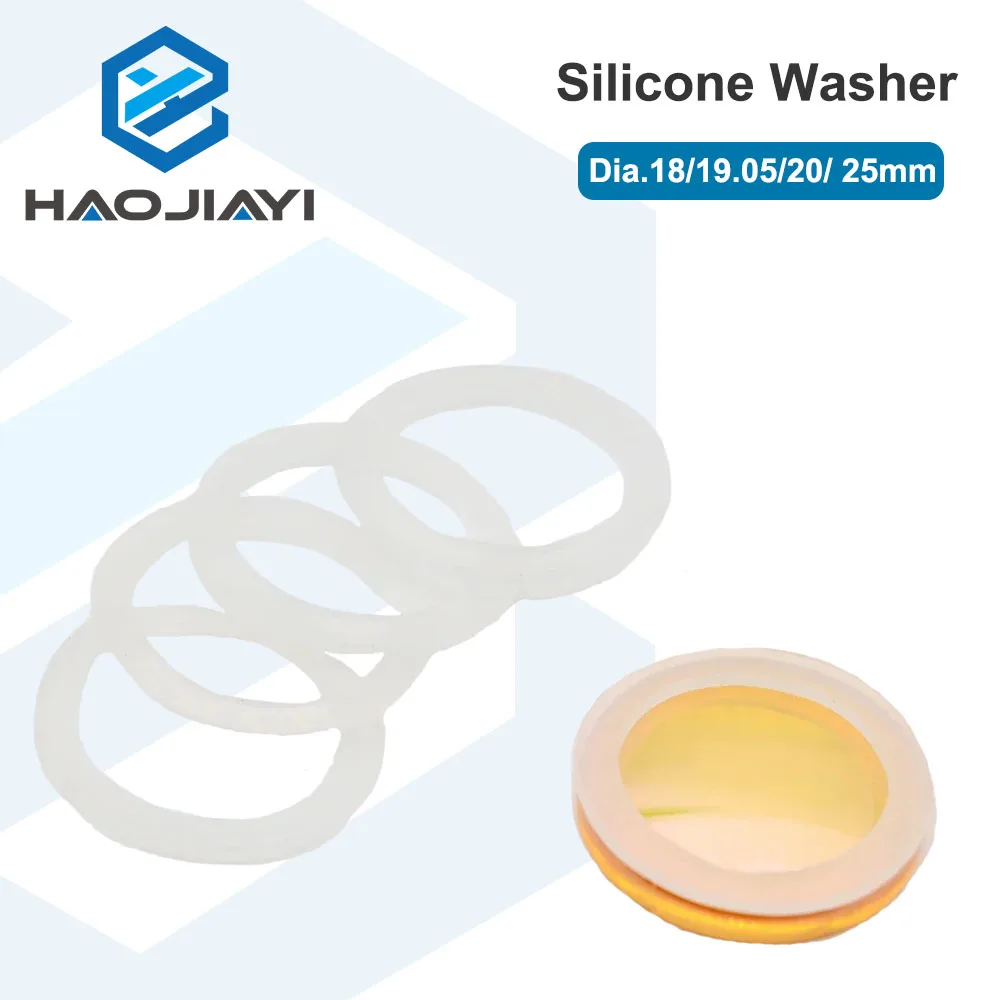 Haojiayi 5pcs Silikons cheibe 19,05 20 25mm für CO2-Laserfokussierungsslinsenspiegel Image