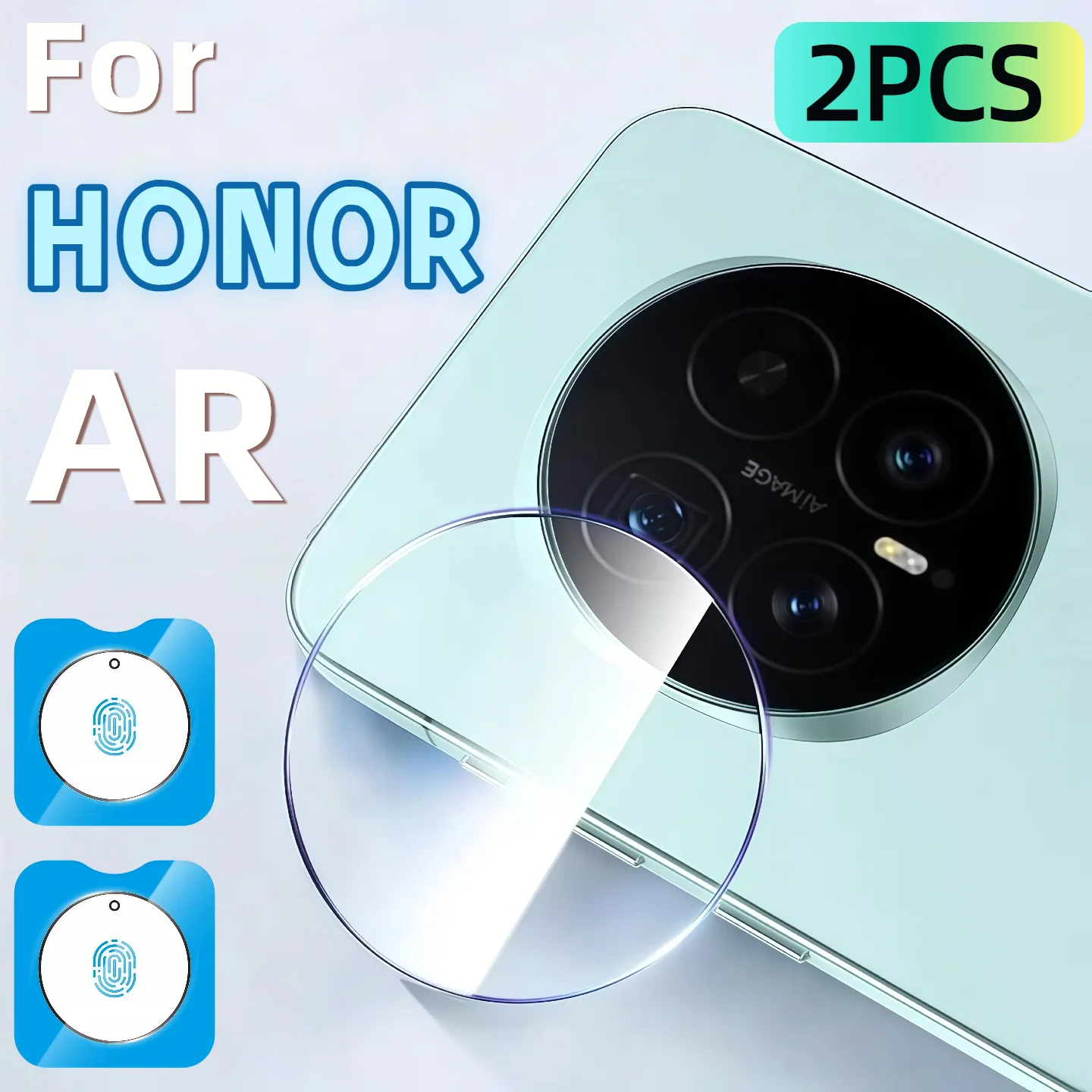 2 Stück Honor Magic 6 7 Pro MagicV3 100 Pro Stealth Kameraschutzfolie Fotografie-Video-Schutzkit mit einfacher Installation Image