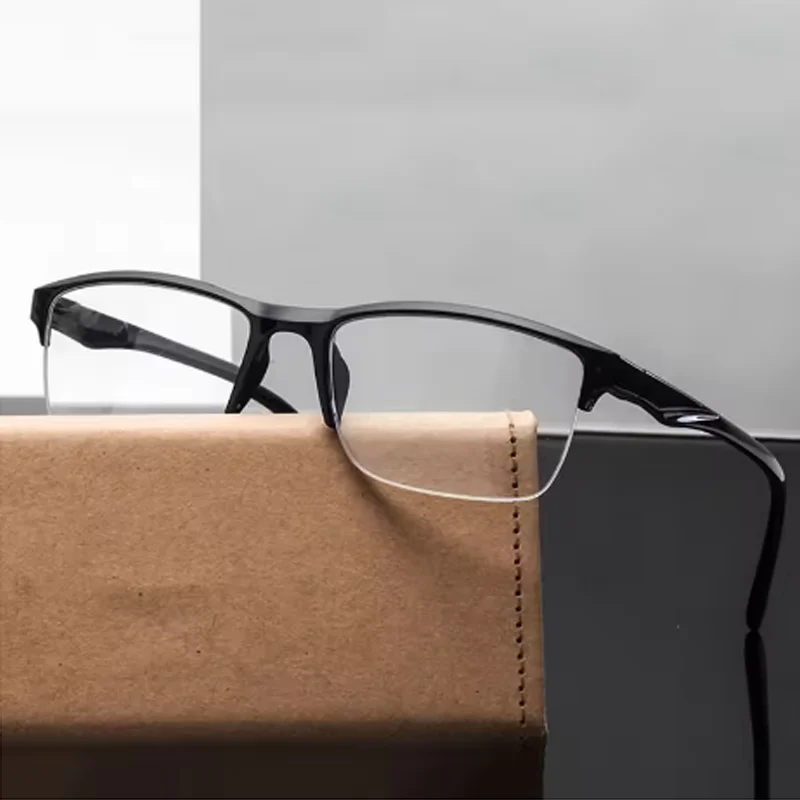 Ultraleichte Halbrahmen-Lesebrille für Presbyopie-Brillen mit Dioptrien +0,75 + 1,0 + 1,25 + 1,5 + 1,75 + 2,0 + 2,25 + 2,5 + 2,75 + 3,0 + 4,0 Image