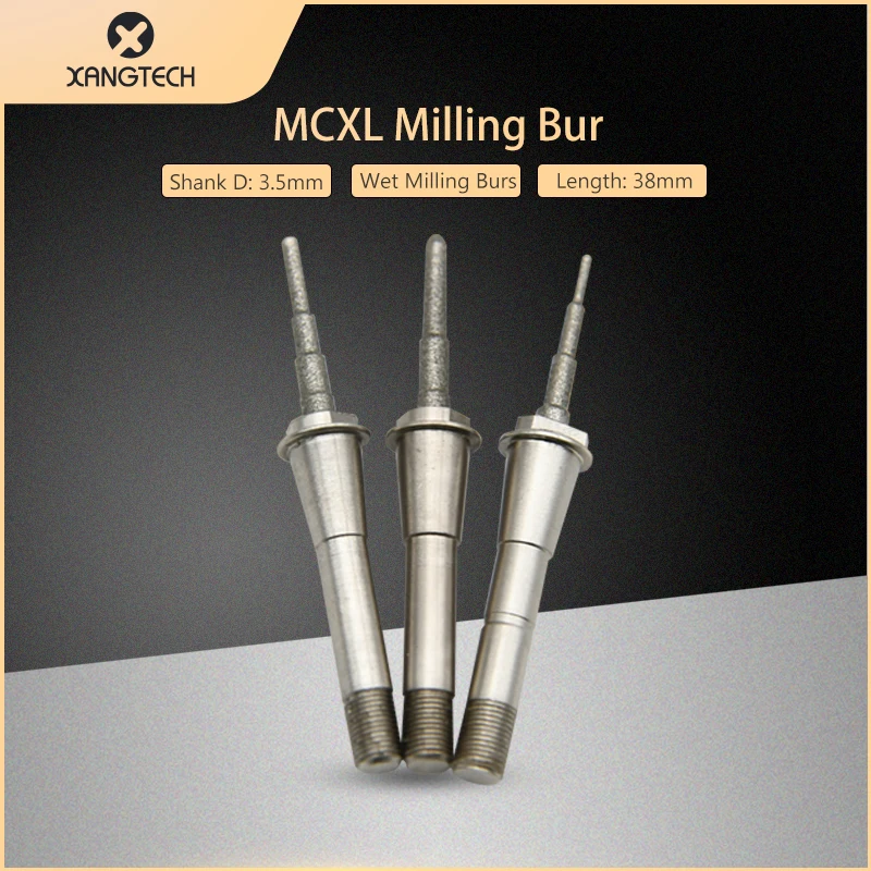 XANGTECH Dental Sirona Cerec MCXL Nassfräser Stufenbohrer 12 s/Finisher 10/Shaper 25 für Disilicate Lithium Cad Cam System Image