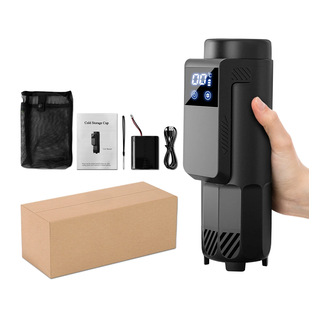 Insulin-Kühlbox 30H Medikamenten-Kühlbox für Reisen Digitale Temperaturkontrolle Mini-Kühlschrank Fasst bis zu 5 Insulin-Pens für Outdoor-Aktivitäten Image