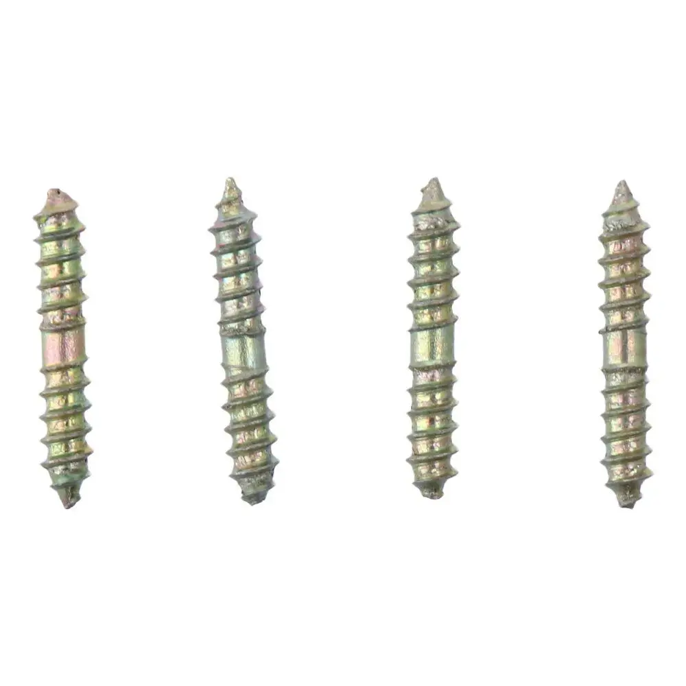 20 stücke m5x30mm doppel endige Dübels ch raube Haltbarkeit Zink Eisenstangen Bolzen selbst schneidende Gewindes ch rauben Image
