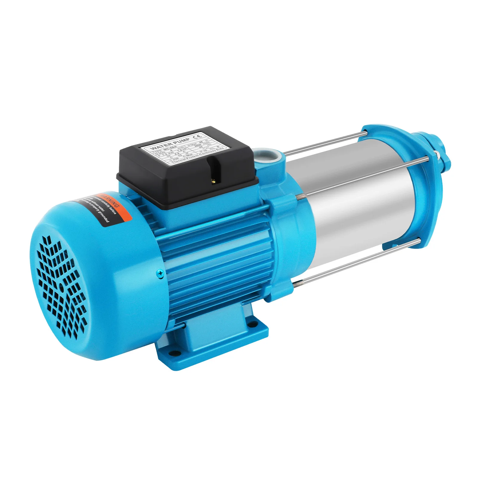 1300W Edelstahl-Kreiselpumpe, 4000L/H Hochdruck-Wasserpumpe für Bewässerung und Wassertransfer, Heim- und Landwirtschaftsnutzung, 230V Image