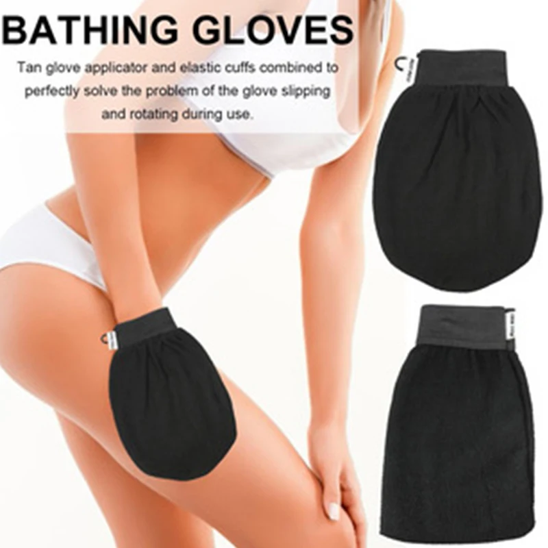 1 Stück Badehandschuh Dusch- und Badehandschuh Peeling-Handschuh zur Körperreinigung Gesichts- und Bräunungsmassage-Handschuh zur Hautentfernung und Exfoliation Image