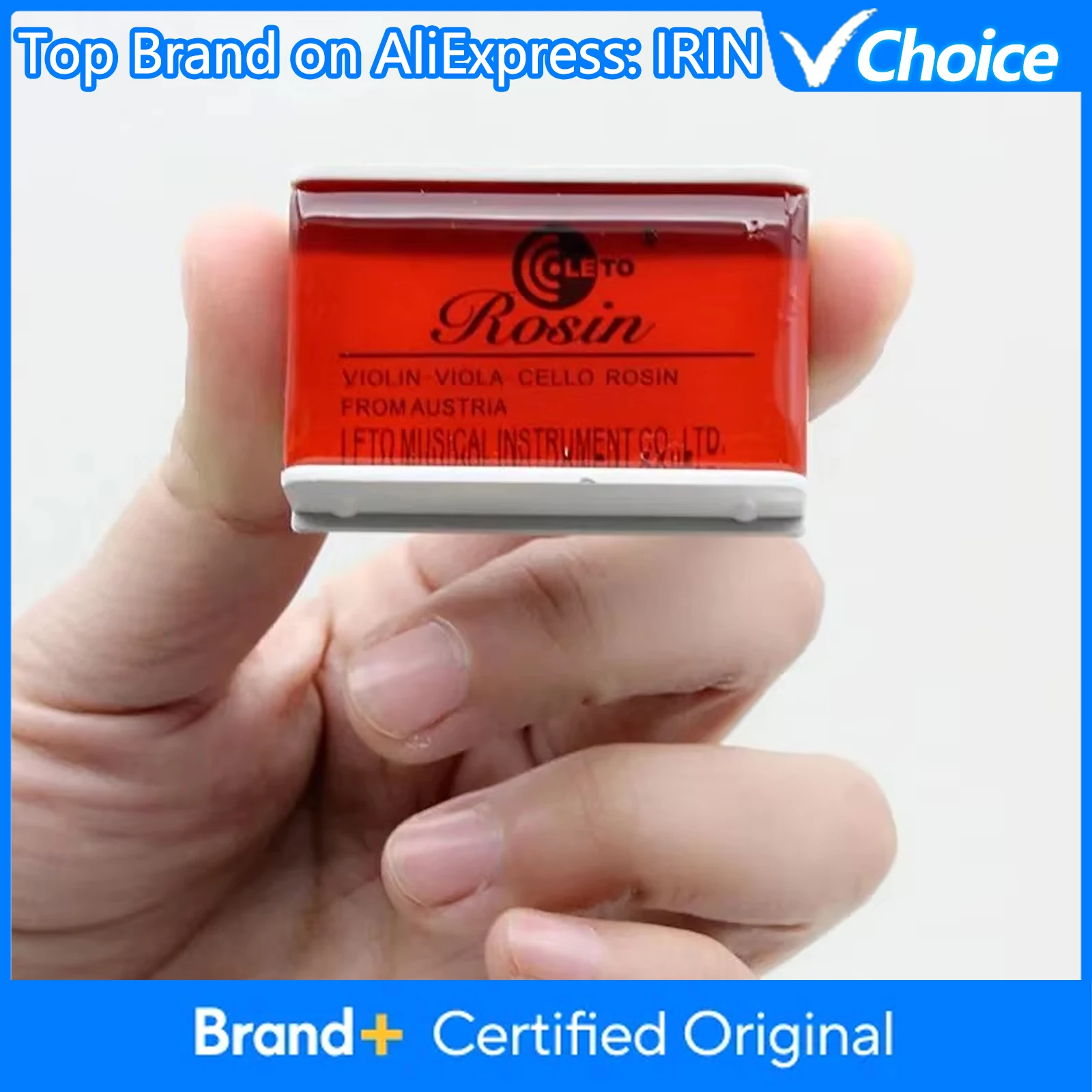 IRIN Bogenharz Kolophonium Griechisches Harz Reibungsverstärkendes Harz für Violine Viola Cello Bogeninstrument Zubehör Image
