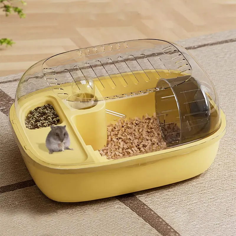 Neuer Hamster Transparent Luxus Mini Villa Kleiner Mauskäfig Image