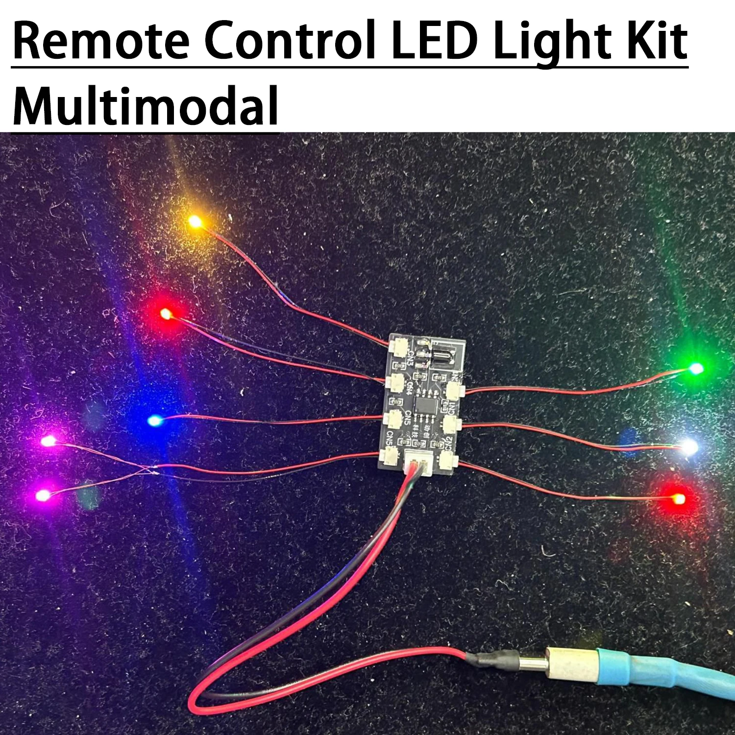 Fernbedienung LED-Licht-Treiberplatine mit 7 Kabeln, 0805 SMD-LED für Spielzeugmodelle, Roboter, DIY-Beleuchtung, Autos, Szenenmodell, Sandtisch Image