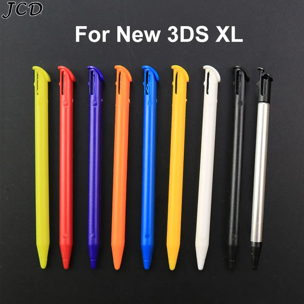 Jcd 2pcs Stylus Touch Pointer Metall versenkbarer Stift für neue 3ds xl/ll 3dsxl 3dsll Konsole Kunststoff Stift Stift Ersatz Image