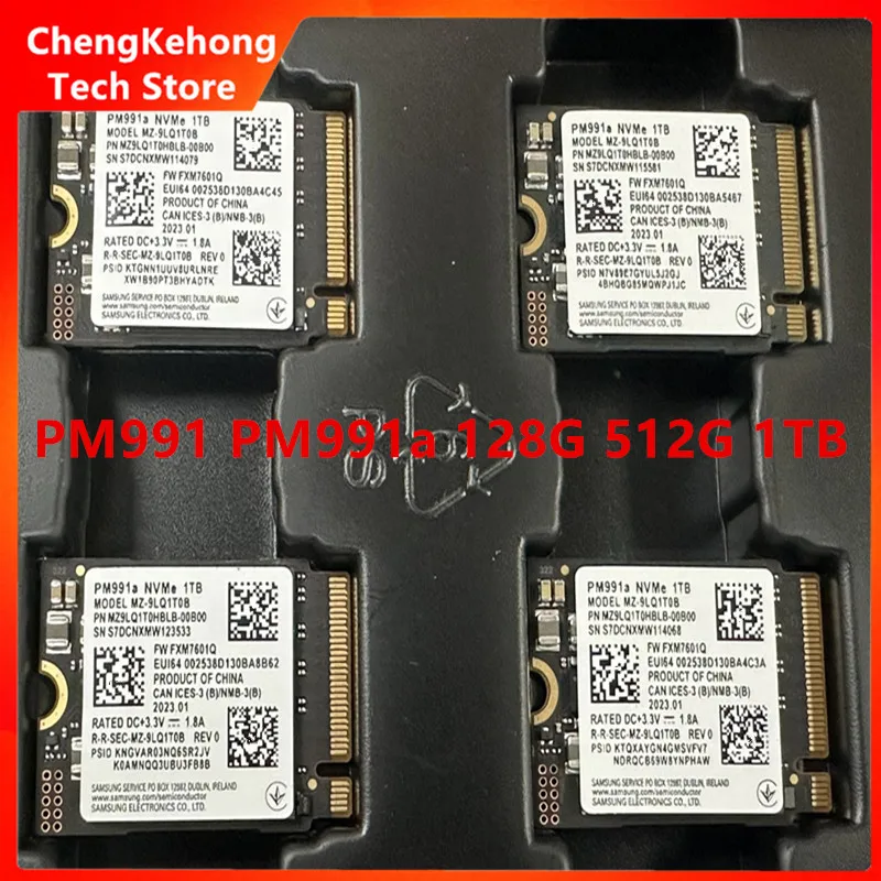 Original Für Samsung SSD PM991 128G PM991a 512G 1T M.2 NVMe 2230 Solid State Drive PCIe 3,0 für Microsoft Surface Pro X Laptop 3 Image