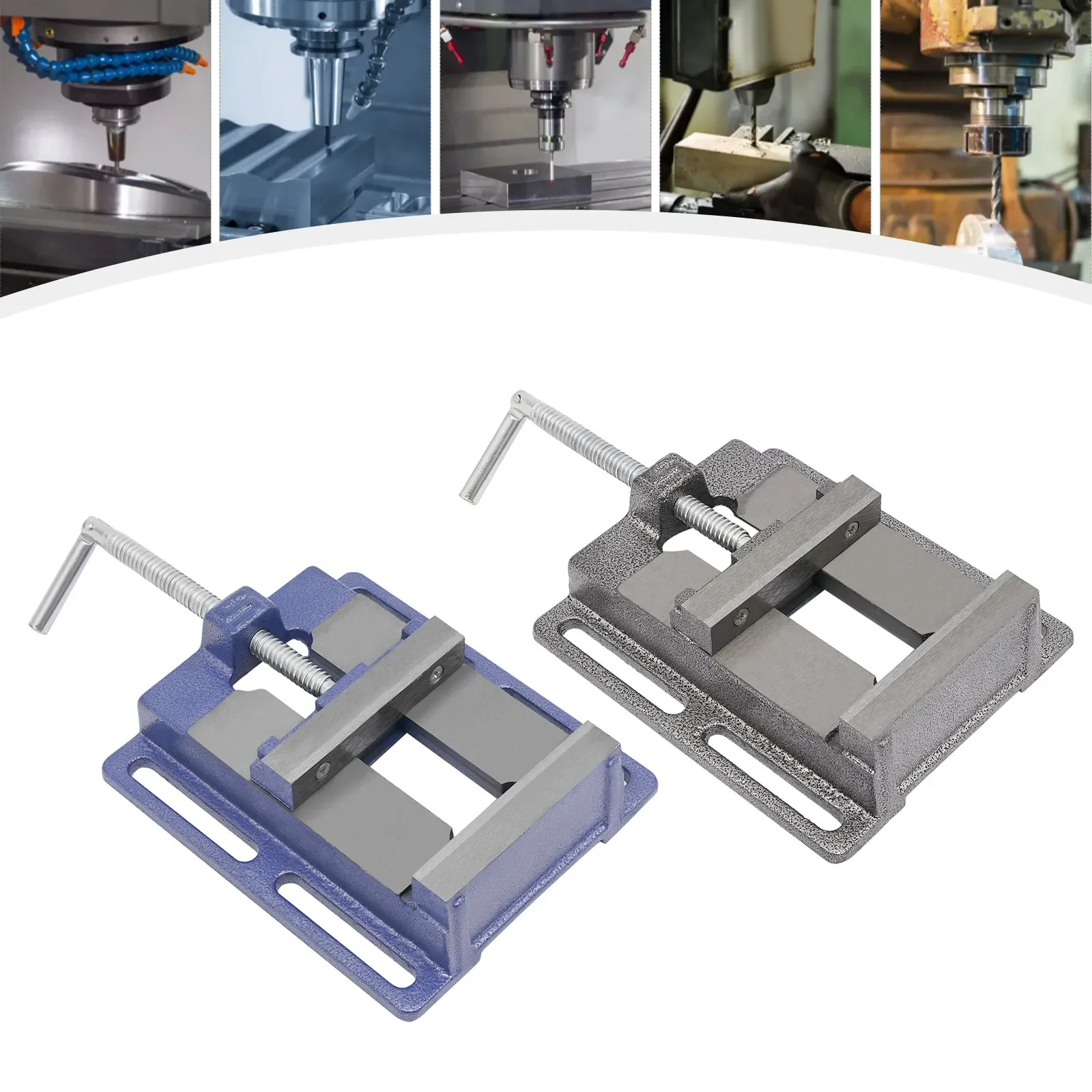 Bohrmaschine Schraubstock Tischschraubstock Klemme Fräsmaschine Wartungswerkzeug Bohrmaschine Schraubstock Image