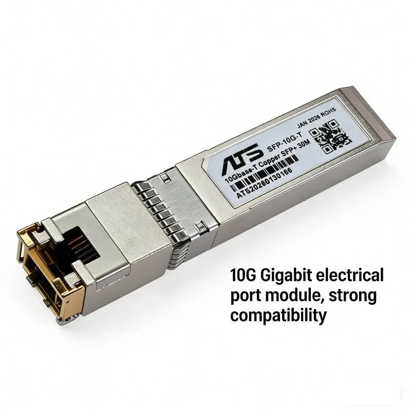RJ45 SFP-Modul, adaptive Rate, Plug-and-Play, 10GBASE-T SFP+, für Cisco/Ubiquiti/Dell, 2,5G/10G Kupfer-SFP für Switch/Router/Server Image