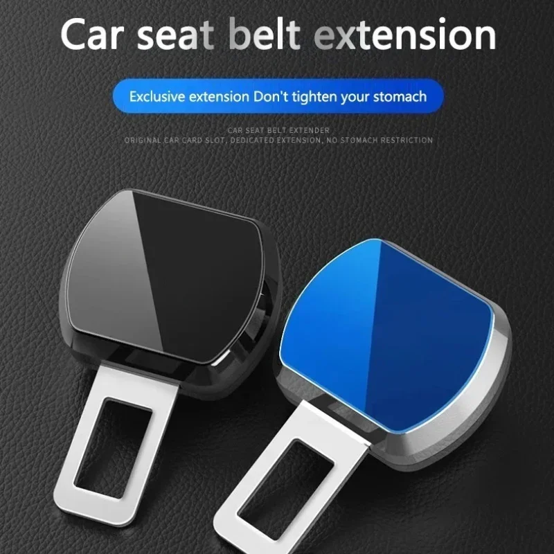 1/2Pcs Auto Sitz Gürtel Clip Extender Sicherheit Sicherheitsgurt Schloss Schnalle Stecker Dicken Einsatz Buchse Extender Sicherheit Schnalle für Tesla Porsche Image