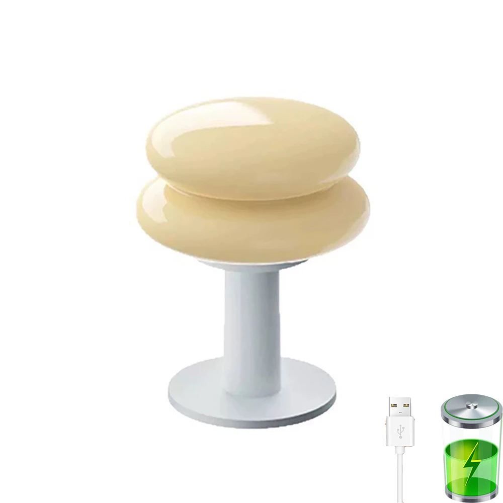 Bauhaus Brotlampe wiederaufladbare kabellose Lampe tragbare Nachtlampe für Schlafzimmerlampe für Nachttisch