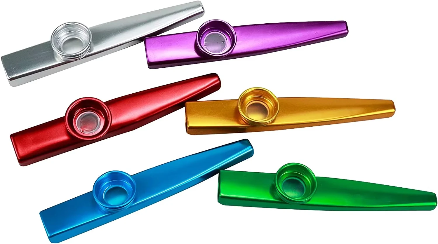 Kazoo-Instrumento Musical de Metal, Flautas, Diafragma, Boca, Kazoos, laviero para gitarre Image