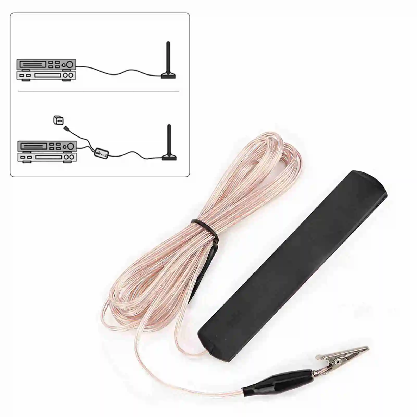 ANT-108SE FM-Radioantenne, geeignet für Heim-Audiosysteme im Innenbereich, Radios, AV-Receiver, Heimradio-Antennen, Radioantennen Image