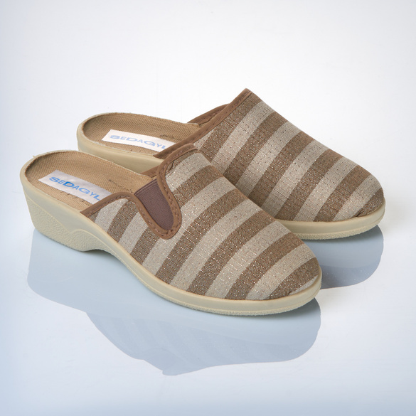 Hausschuh ""Rike"" beige-natur