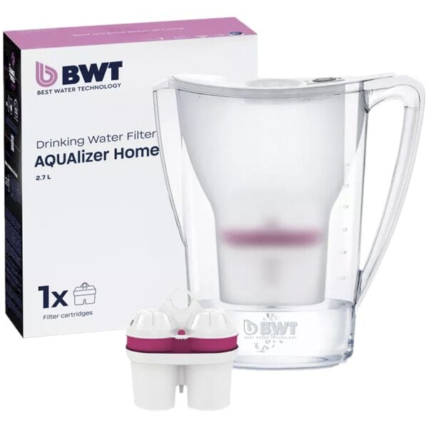 BWT Wasserfilter-Kanne »AQUAlizer Home« inkl. 1 Filterkartusche weiß Image