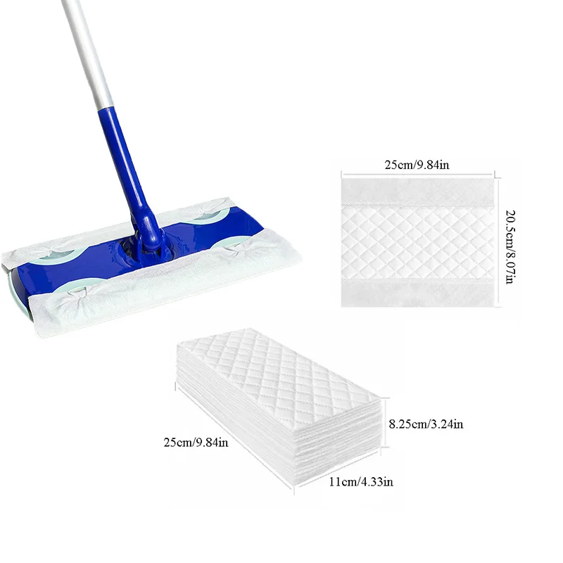 30/60 Stück Einweg-Mopp-Pads für Swiffer WetJet Moppkopf-Zubehör für starke Wasseraufnahme und schnelle Reinigung Image