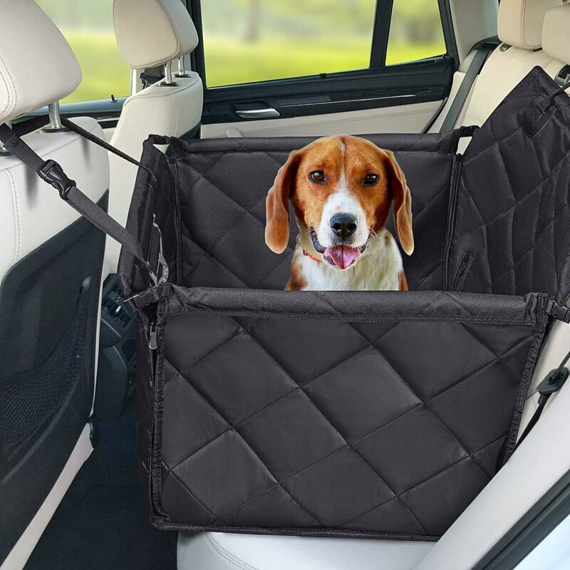 Seggiolino Auto Per Cani Gabrielle Con Lati Robusti E Cintura Di Sicurezza Per Cani, Coprisedile Auto Per Cani Di Piccola E Media Taglia, Seggiolino Auto Per Cani Di Alta Qualità E Impermeabile