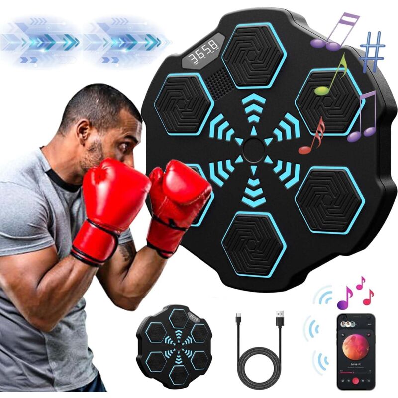 Macchina Elettronica Per Boxe, Led Smart Musical Boxing, Macchina Musicale Per Boxe Domestica, Dispositivo Elettronico Portatile Per Boxe Montato A Parete, Macchina Per Allenamento Di Boxe Per Adulti