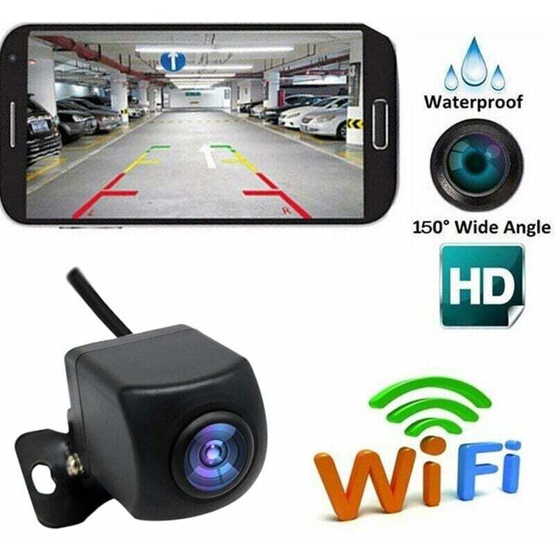 Telecamera Di Retromarcia Wireless Hd Wi-fi Per Auto, Veicoli, Telecamera Di Retromarcia Wi-fi Con Visione Notturna, Monitor Lcd Wireless Impermeabile Ip67