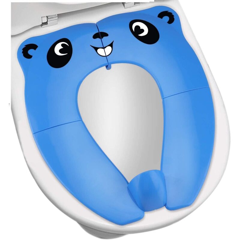 Riduttore Per Wc Pieghevole Blu Per Bambini Seggiolino Per Bambini Riduttore Per Wc Da Viaggio Sedile Vasino Da Viaggio Pieghevole Per Bambini Baby