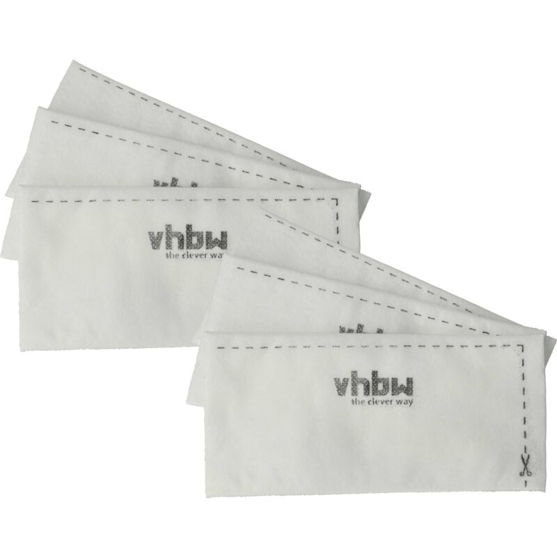 6x Filtro Compatibile Con Miele S 4000 - S 8999, S 290 - S 291, S 300 - S 899, S 269i - S 282i Aspirapolvere - Filtro Aria Di Scarico, Bianco - Vhbw