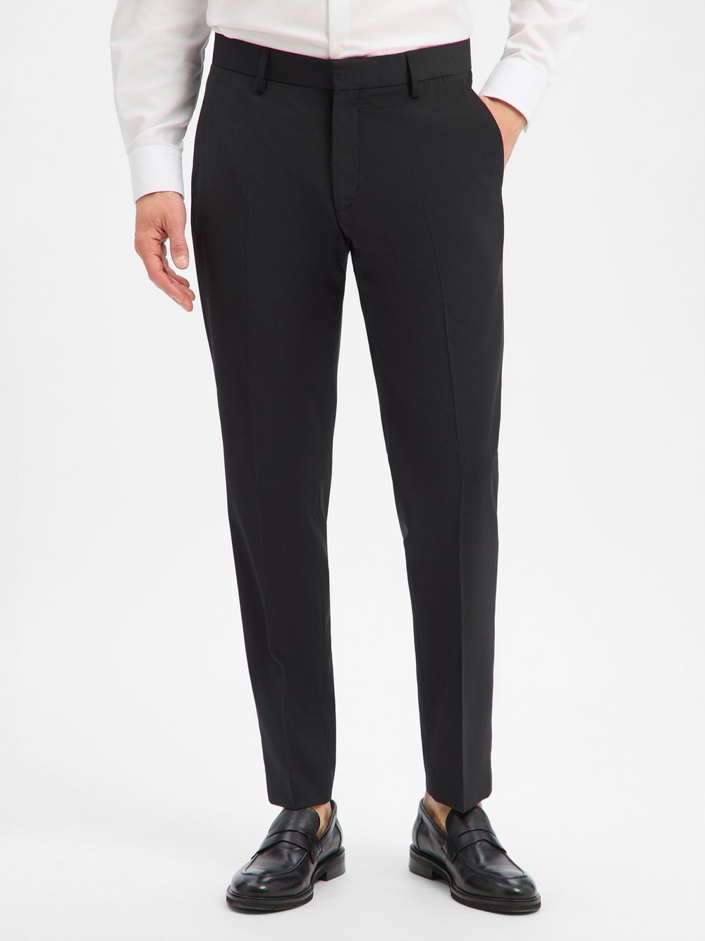 Tiger of Sweden Baukasten-Hose mit Wollanteil Herren Modern Fit schwarz, 46 Image