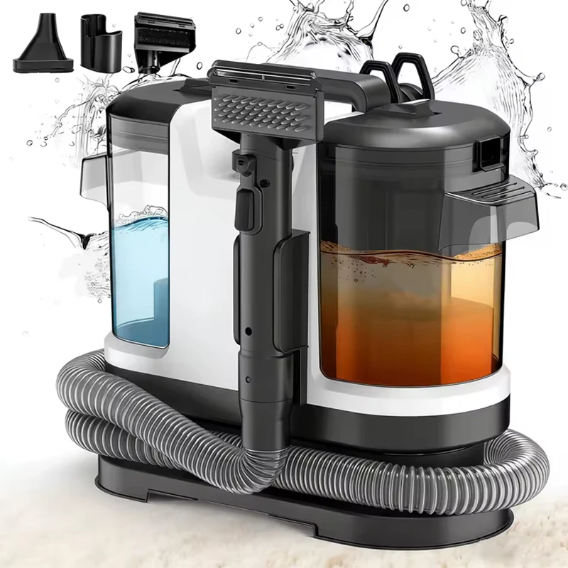 Handstaubsauger für Teppiche 500W 12Kpa Kabelgebundene Fleckenreinigungsmaschine Nass-Reinigungsgerät für Teppiche, Sofas, Haustiere und Autos Image